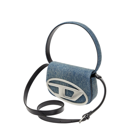 1DR Denim Shoulder Bag - Clear Blue