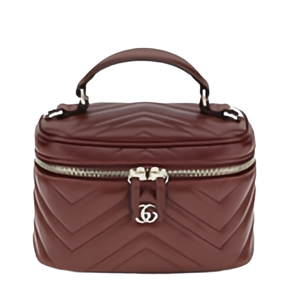 Handbag in Deep Shade of Burgundy