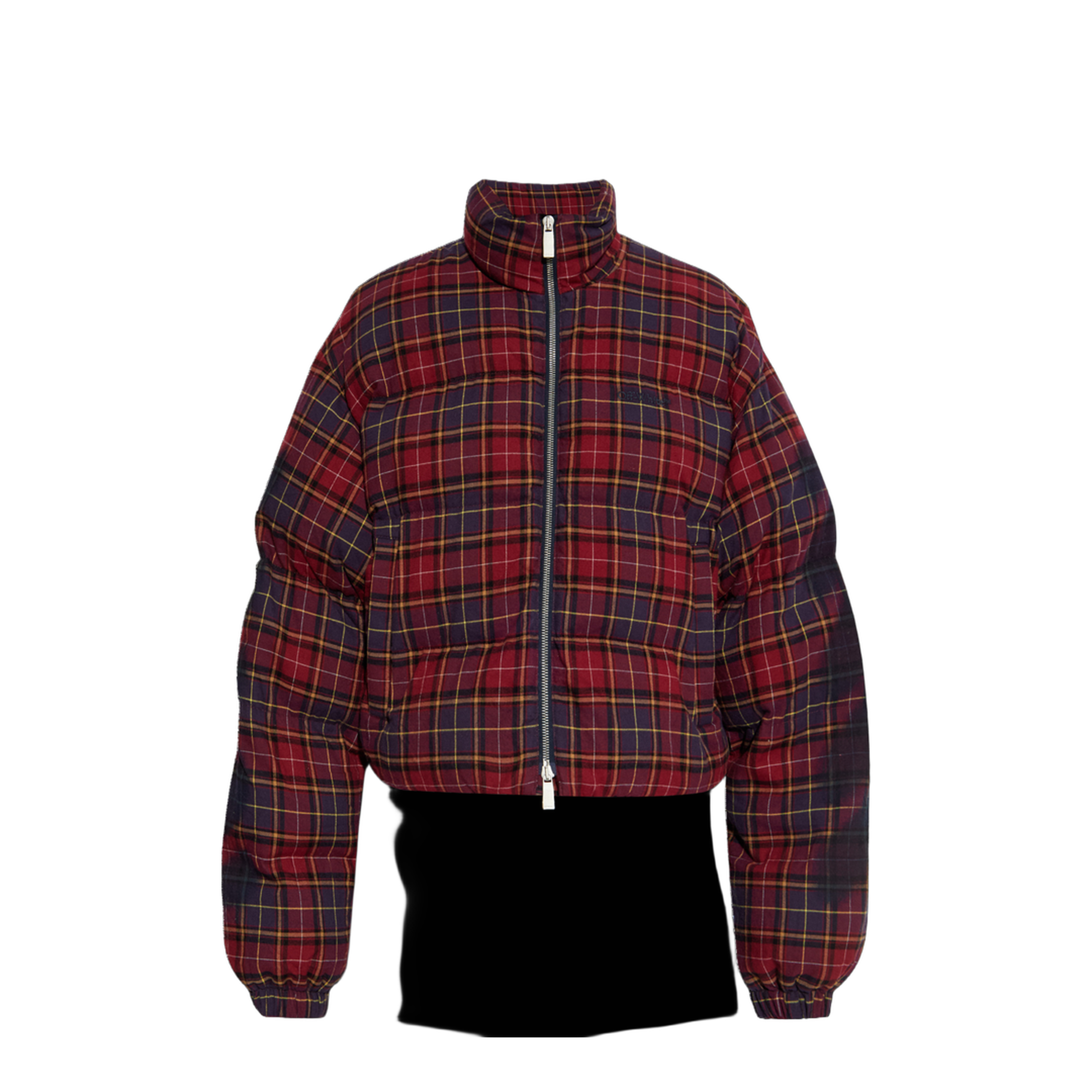 Check Flan Arrow Spray' Down Jacket