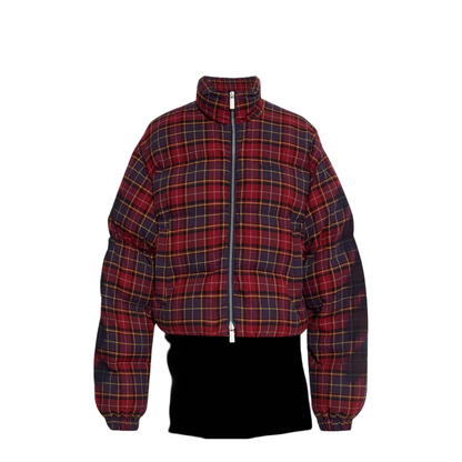 Check Flan Arrow Spray' Down Jacket