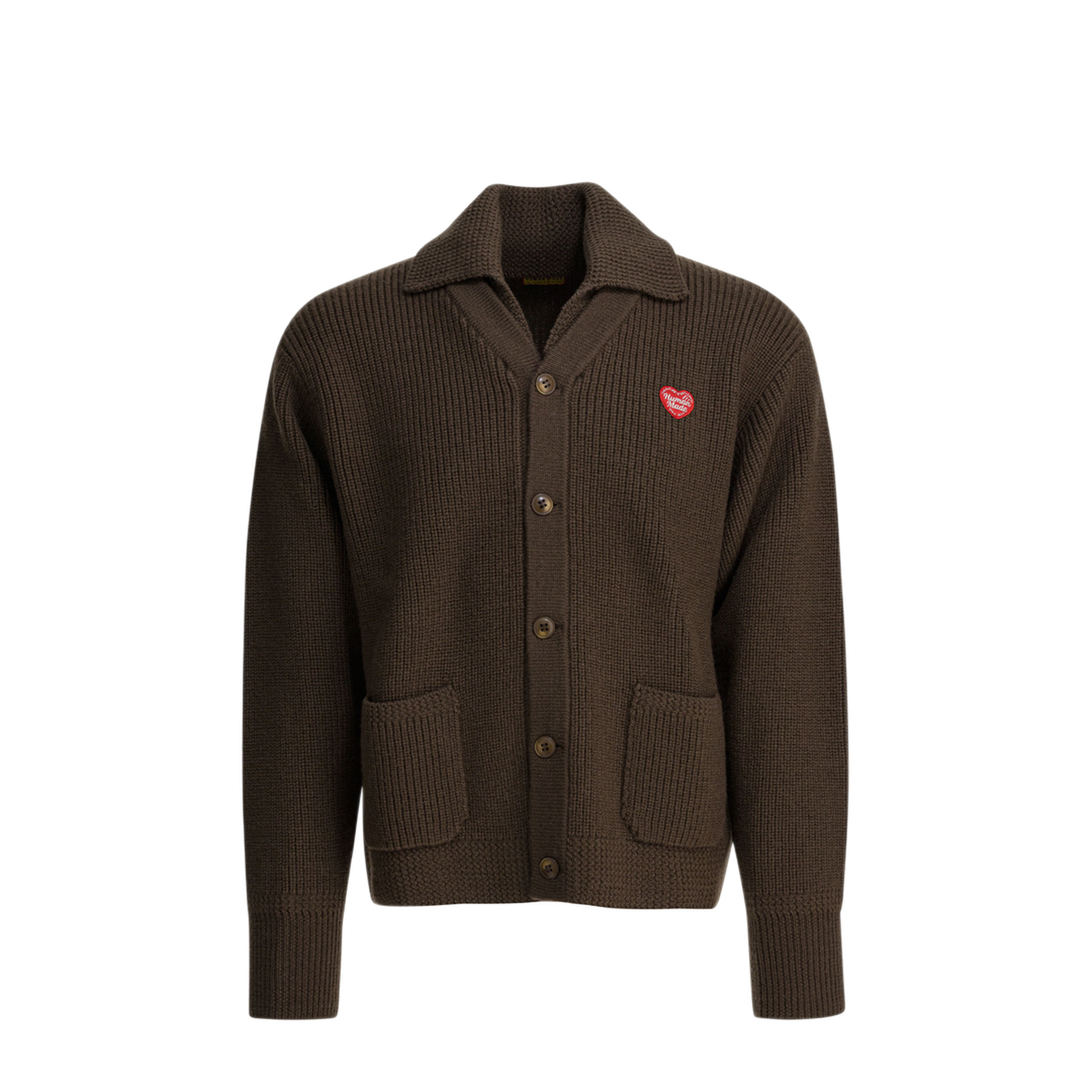 MAYFEYR - Human Made - Wool Cardigan - HM30CS004BROWN