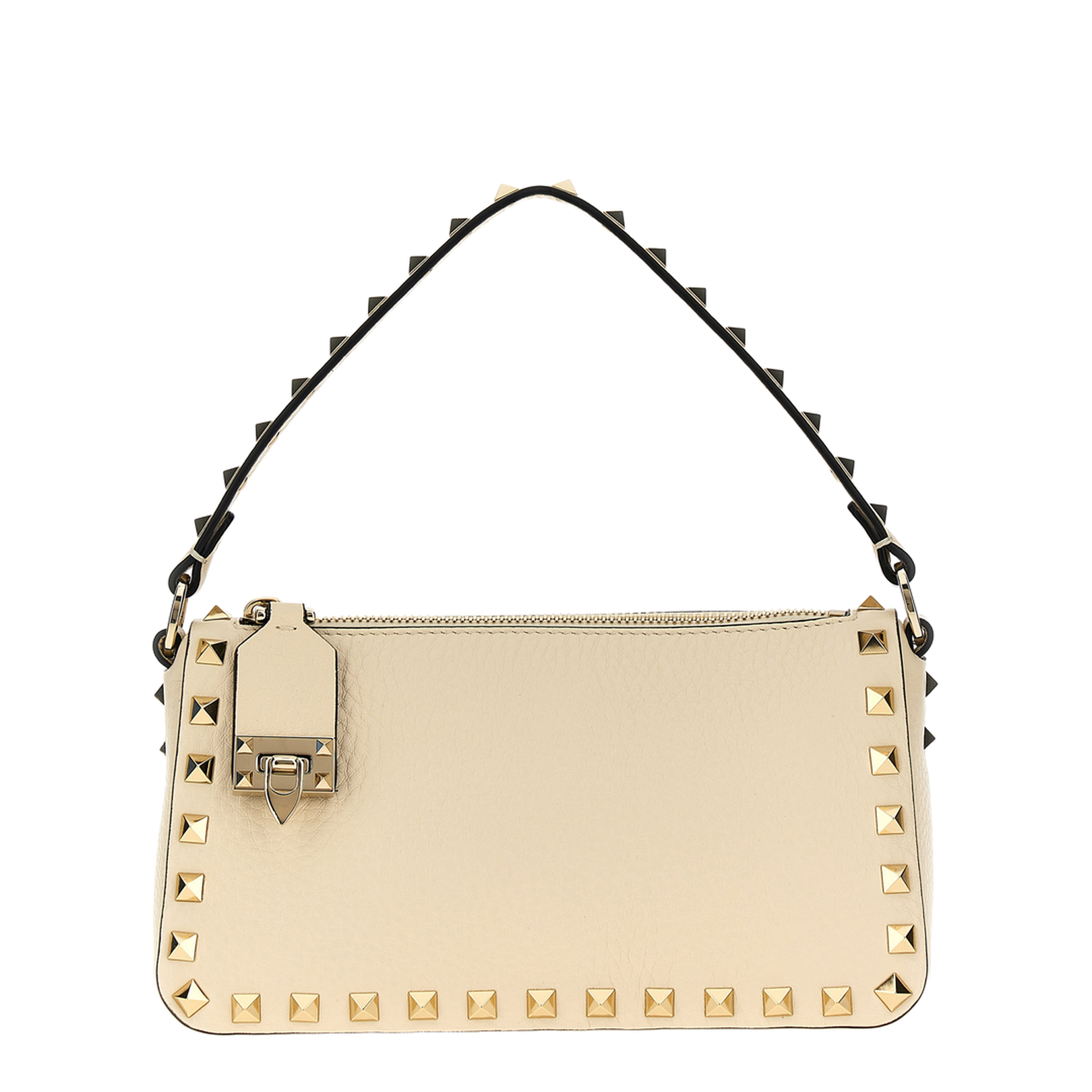 Rockstud Leather Shoulder Bag