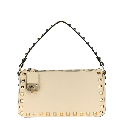 Rockstud Leather Shoulder Bag