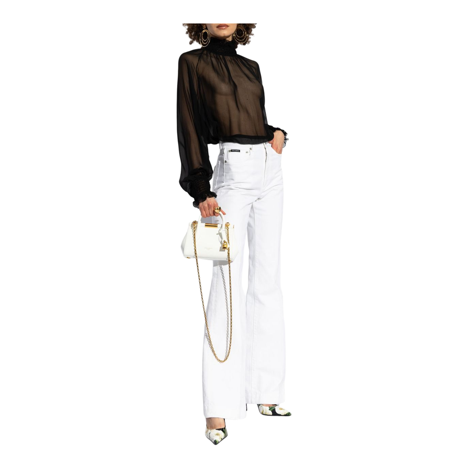 Buckle-Fastening Slingback Strap Stiletto Heel