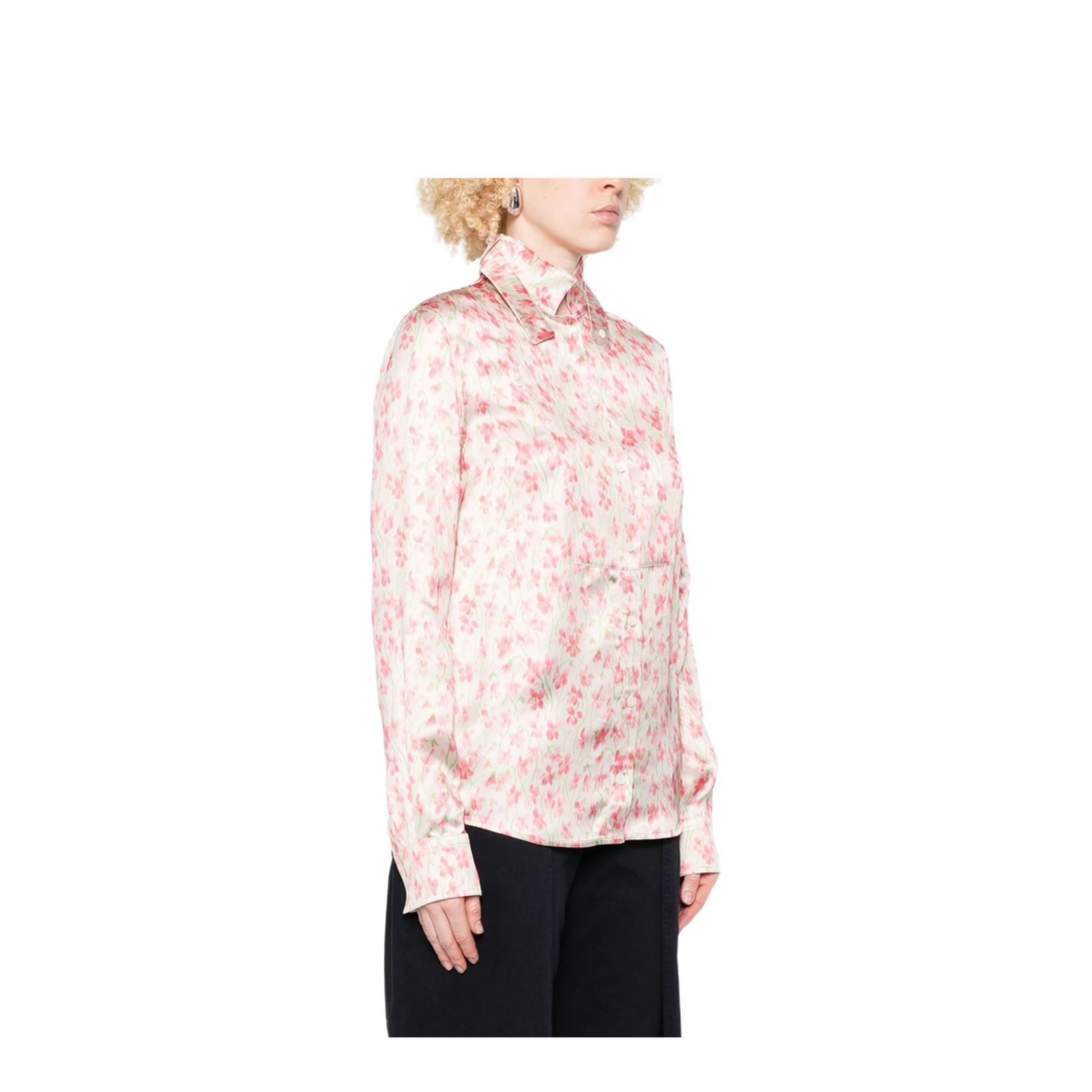 Shirt in Viscose White