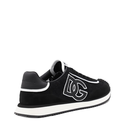 MAYFEYR - Dolce & Gabbana - Cushion Lace-Detailed Suede Sneakers - CK2340A9AC2