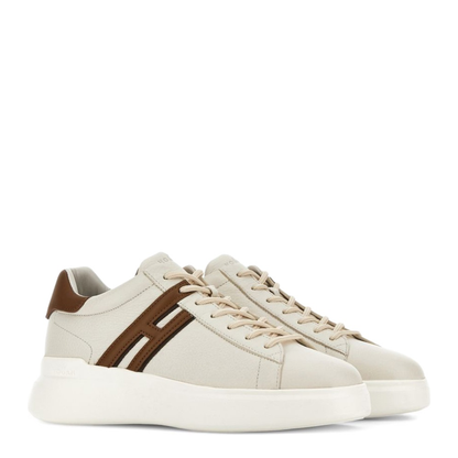 MAYFEYR - Hogan - Sneakers H580 Brown Ivory - HXM5800DV42UXS828G