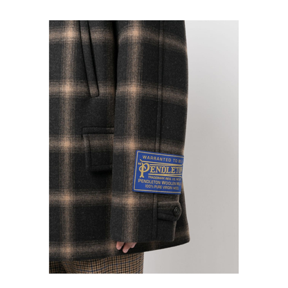 MAYFEYR - Maison Margiela - Check-Pattern Wool Coat - S67AM0071S78242001F