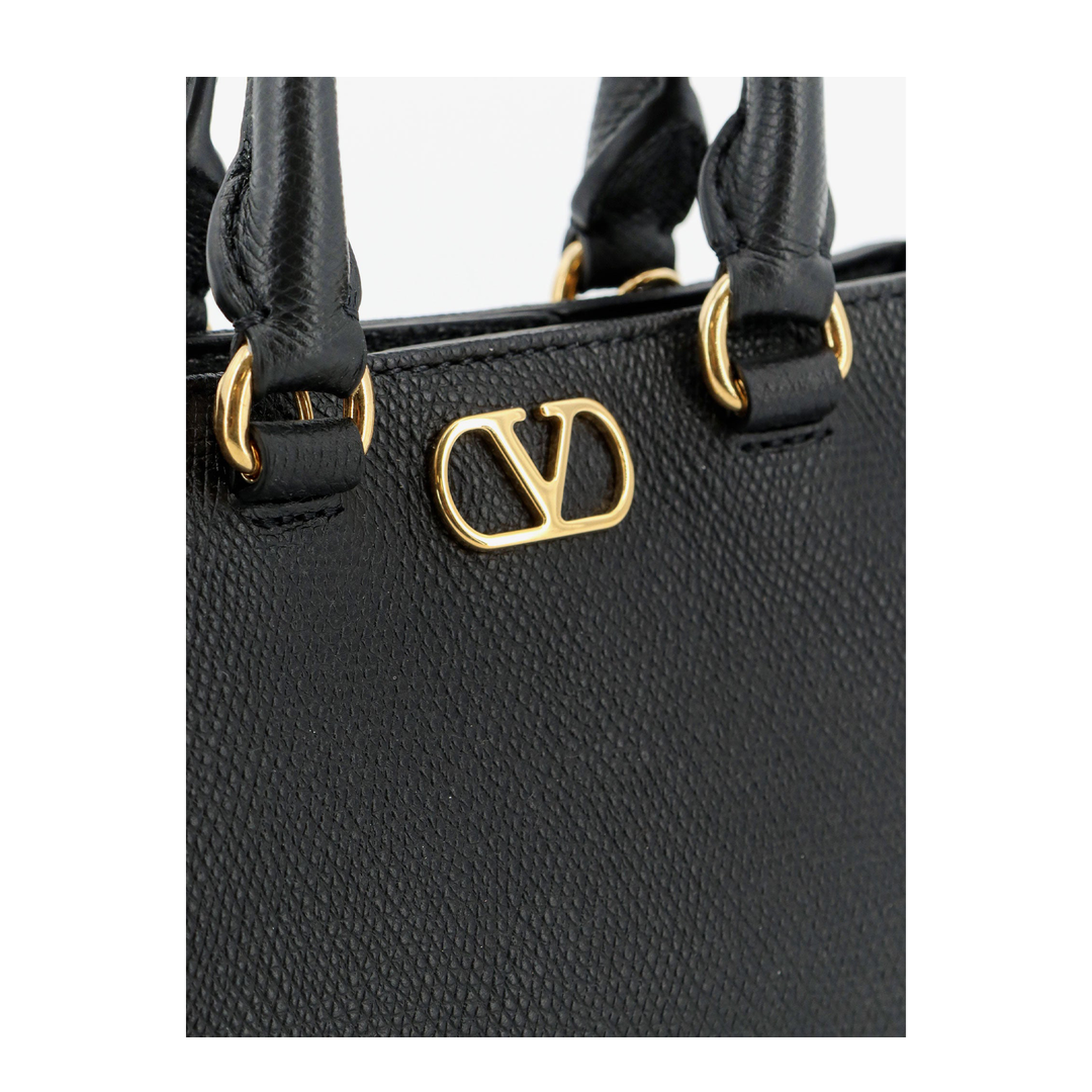 MAYFEYR - Valentino - Vlogo Signature Mini Bag In Grainy Calfskin - 9W2P0BA9SNP0NO