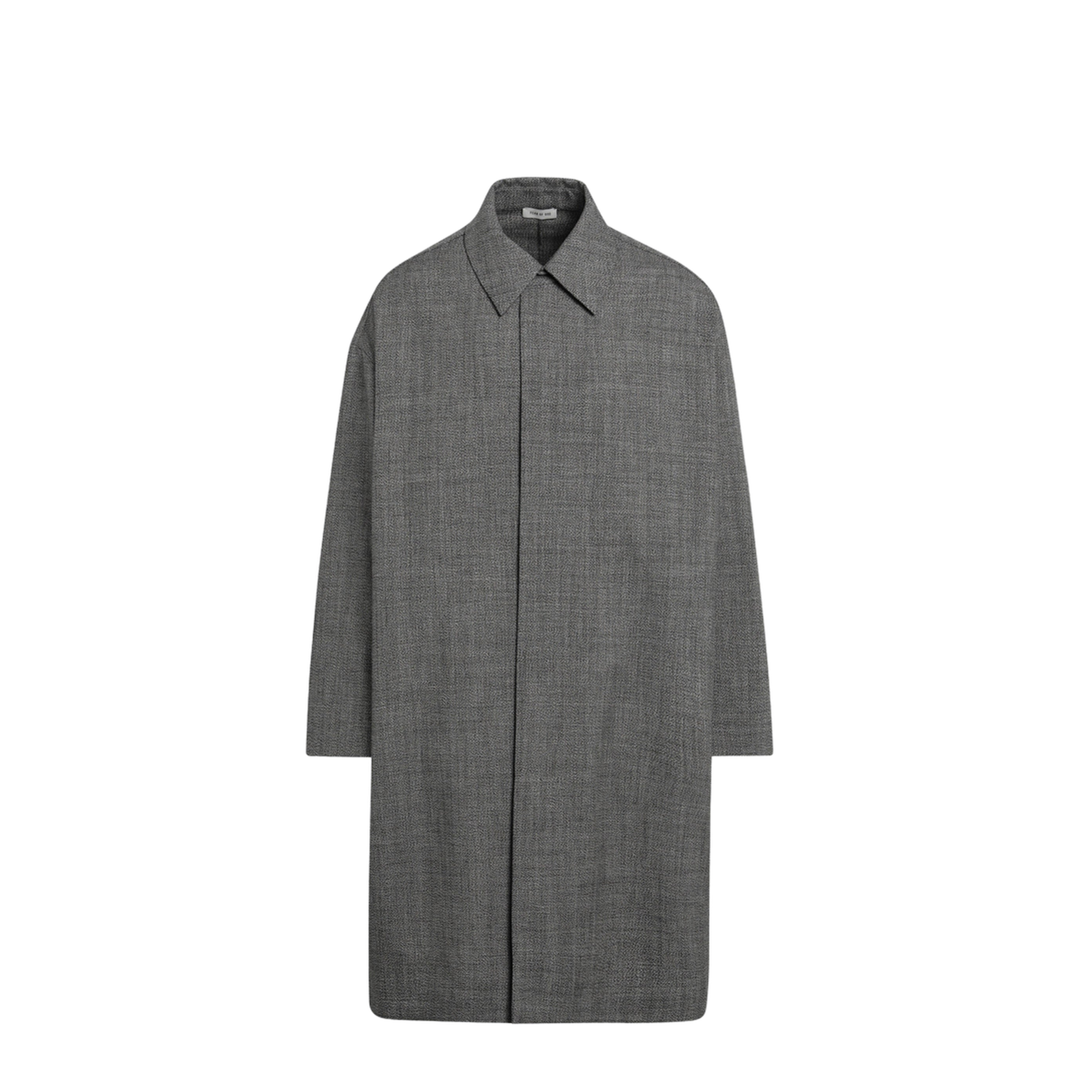 MAYFEYR - Fear Of God - Relaxed Trench Coat In Mouliné Wool - FG9M64-653BMW135