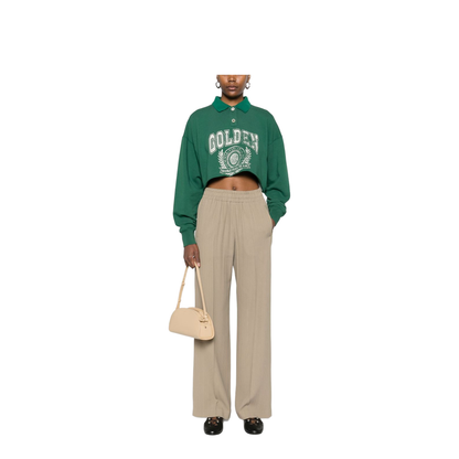 Almond Beige Elasticated Waist Trousers