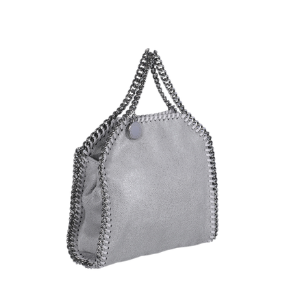 Falabella Tiny Polyester Tote - Light Grey