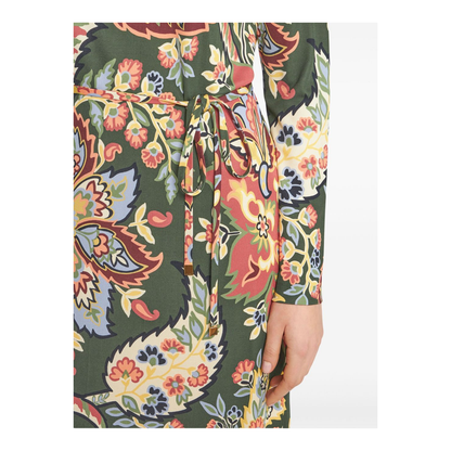 Abstract Pattern Midi Dress
