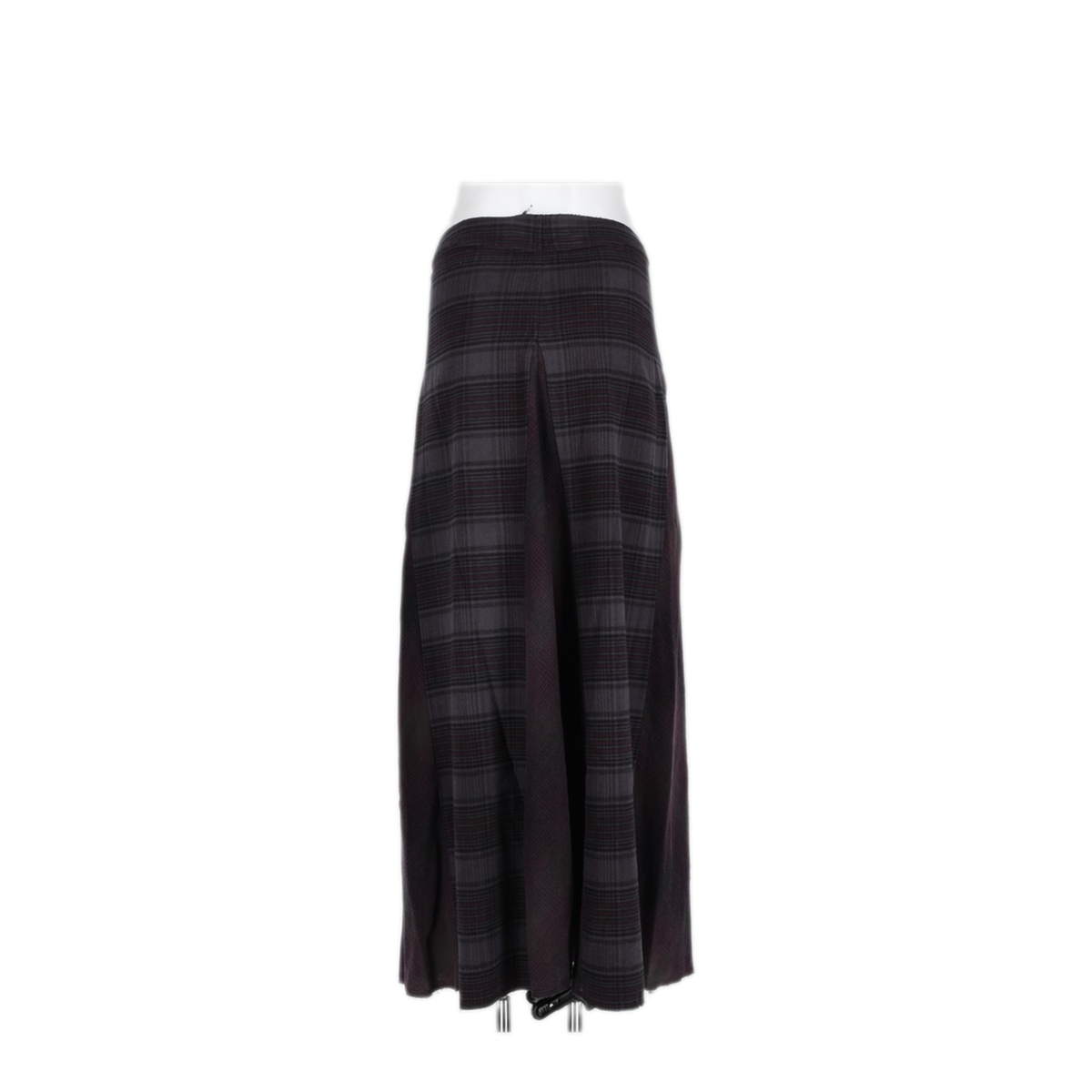 MAYFEYR - Our Legacy - Dusty Merlot Check Flannel Skirt - W4264RDMDUSTYMERLOTCHECKFLANNEL