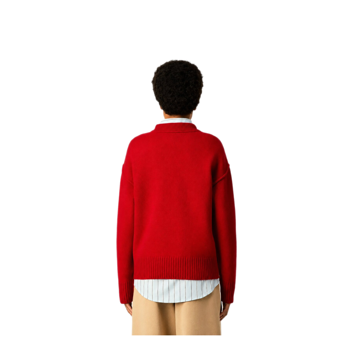 Quota Crewneck Sweater With Contrast Detail