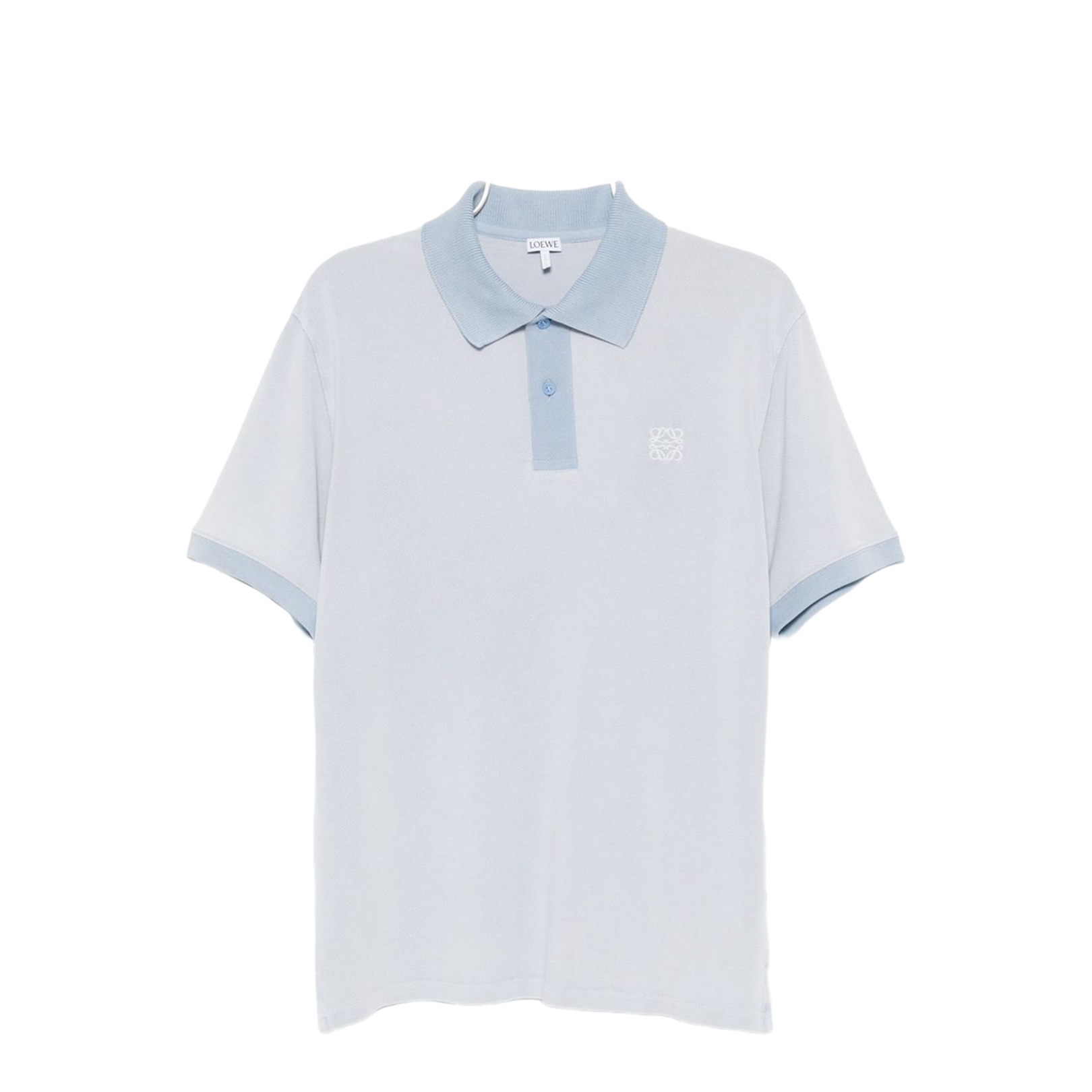Polo in Cotton Blue