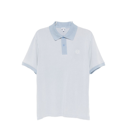 Polo in Cotton Blue