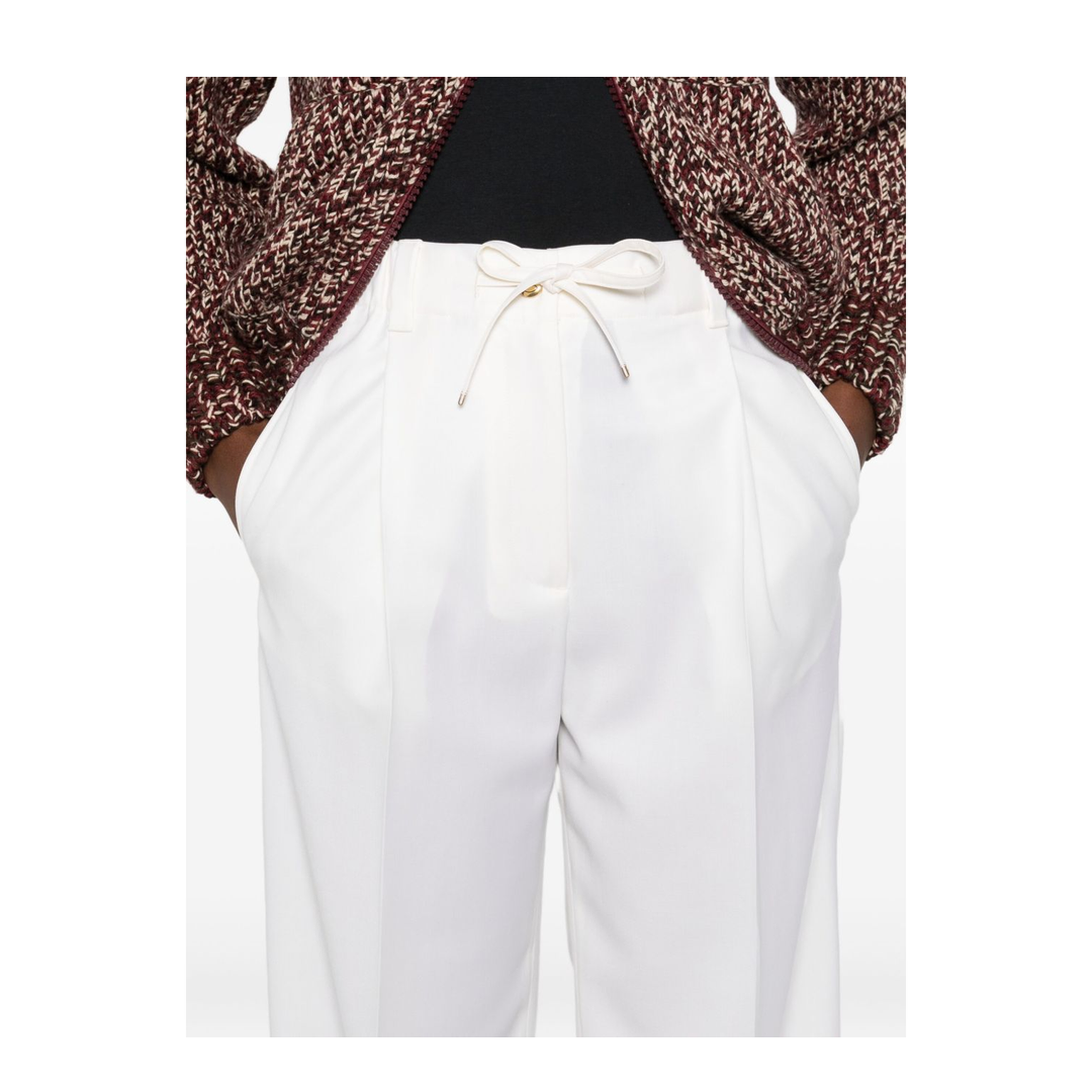 MAYFEYR - Moncler - Trousers White - L20932A00005598XP050