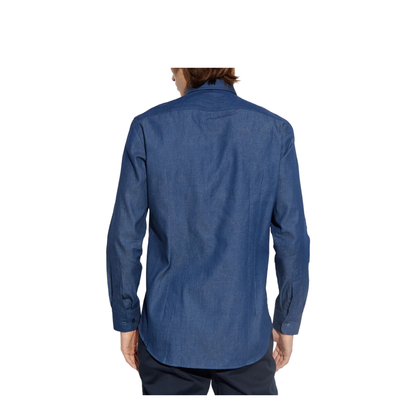MAYFEYR - Etro - Embroidered Logo Cotton Shirt - MRIB000299SA5L9