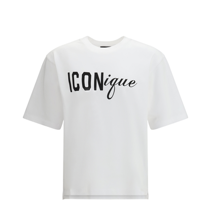 MAYFEYR - Dsquared2 - T-Shirt In Cotton With Icon Graphic Print - S78GD0121D20033