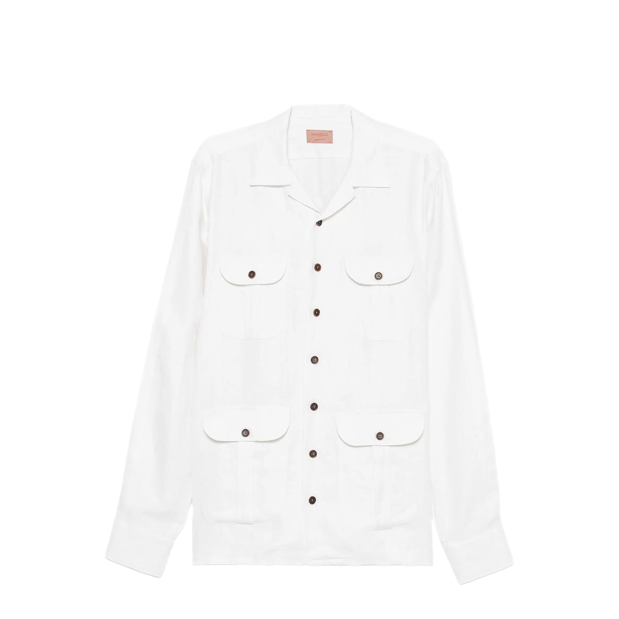 MAYFEYR - Borriello Napoli - White Linen Overshirt - 220561