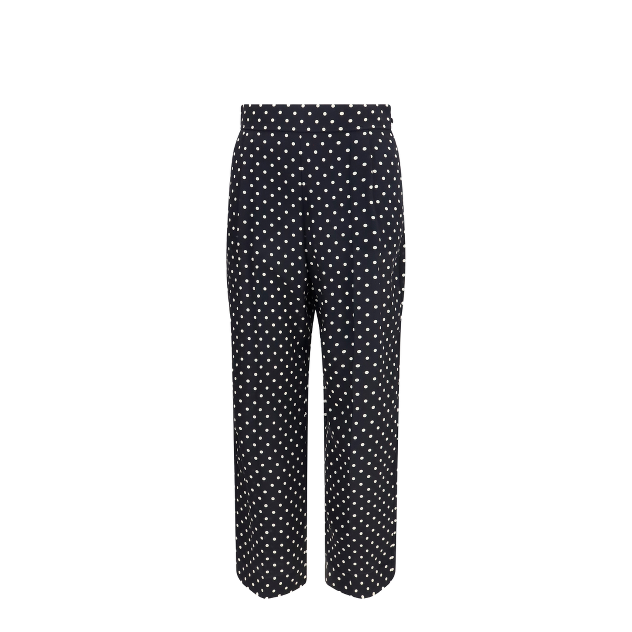 MAYFEYR - Valentino - Polka-Dot Crêpe De Chine Pants - 9B3RB7B09DW