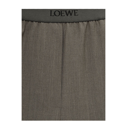 Trousers in Wool Green