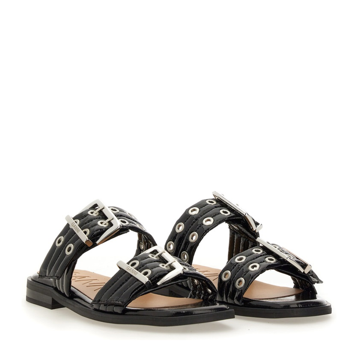 MAYFEYR - Ganni - Women'S Buckle Slides - S2664099