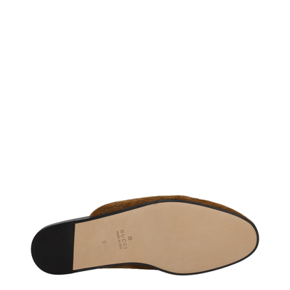 Horsebit Mule Brown Suede