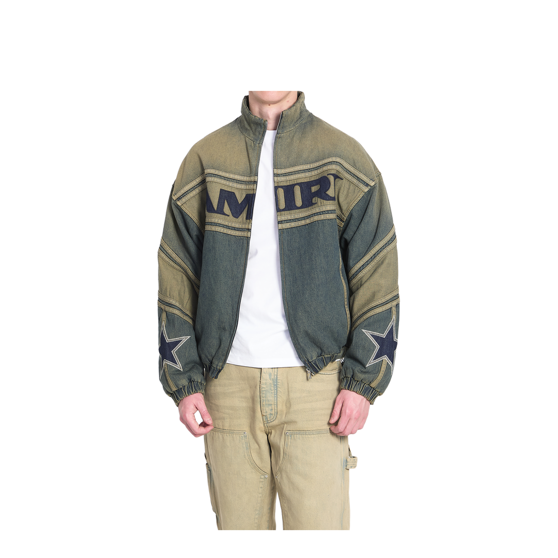 Sport Denim Track Jacket