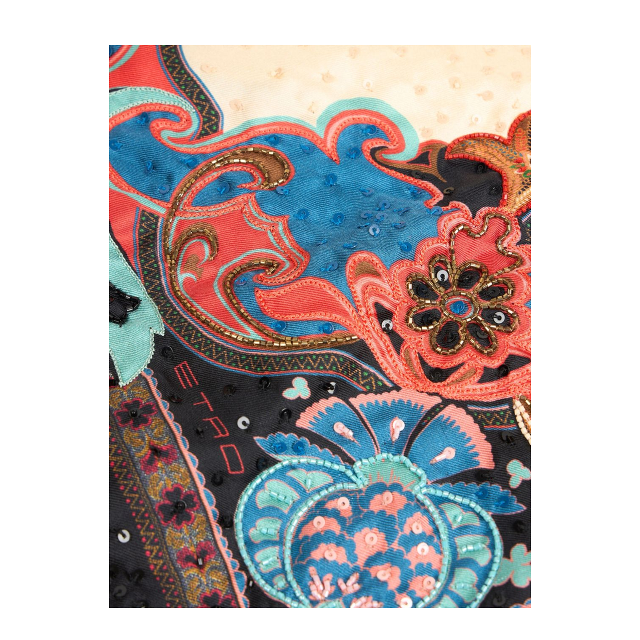 MAYFEYR - Etro - Printed And Embroidered Bandana - WAXA0022AR117X0871