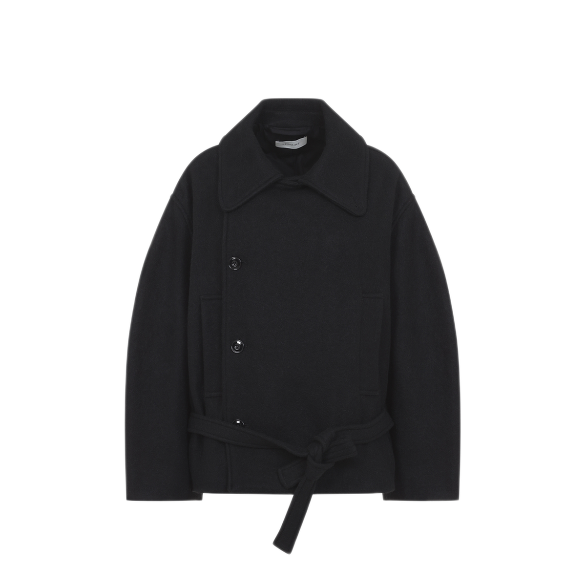MAYFEYR - Lemaire - Short Wrap Coat - CO1165LF1700BK999