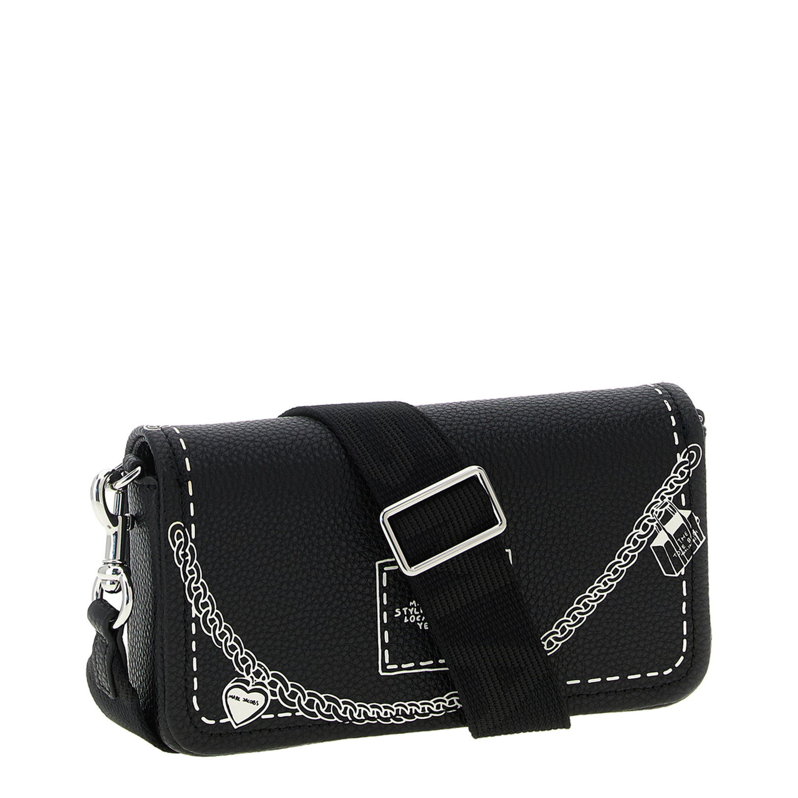 Trompe L'Oeil Leather Mini Crossbody Bag