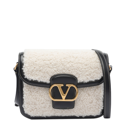 9 To 5 Small Sheraling And Leather Shoulder Bag