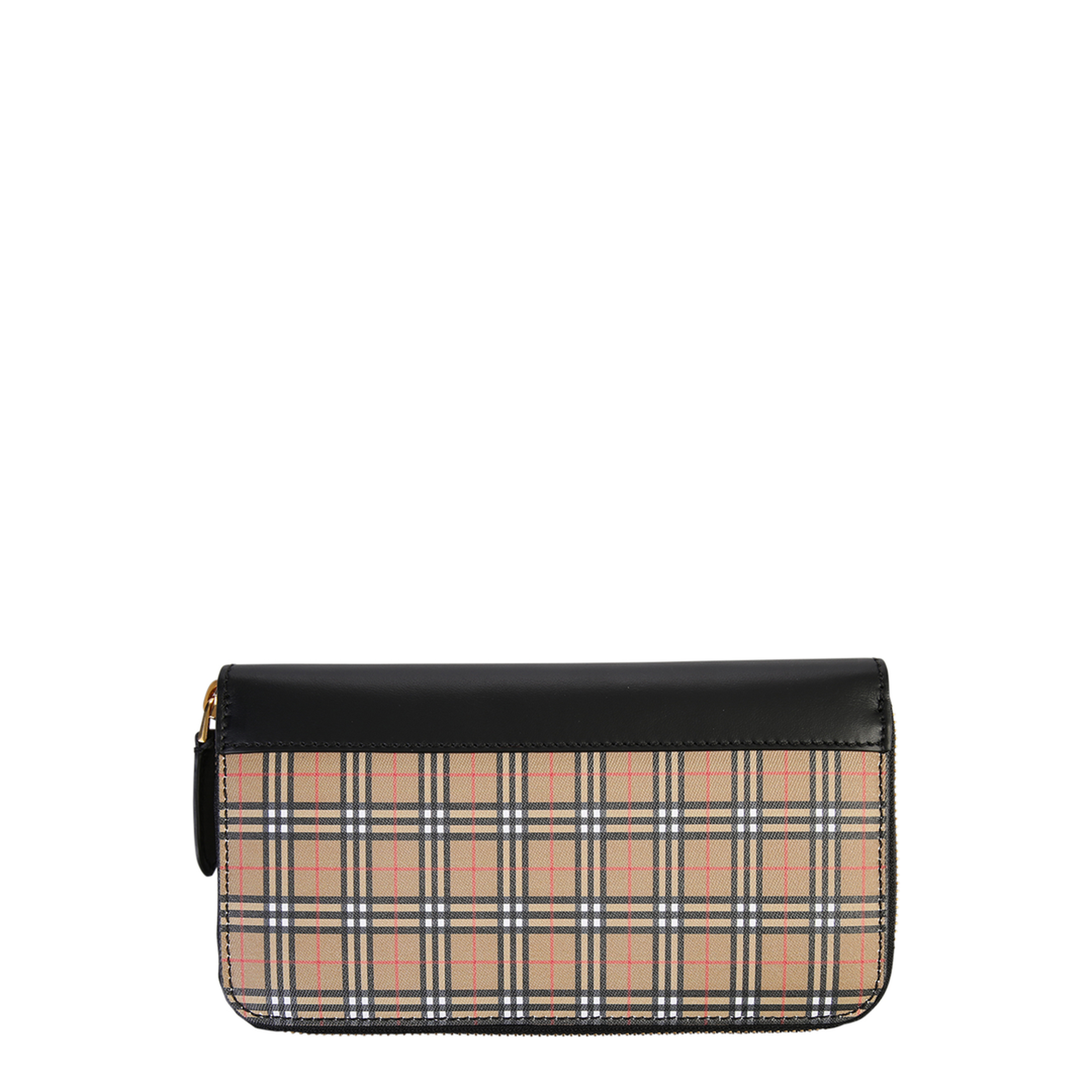 MAYFEYR - Burberry - Leather And Canvas All-Around Zip Wallet - 4077853ACIEB70450