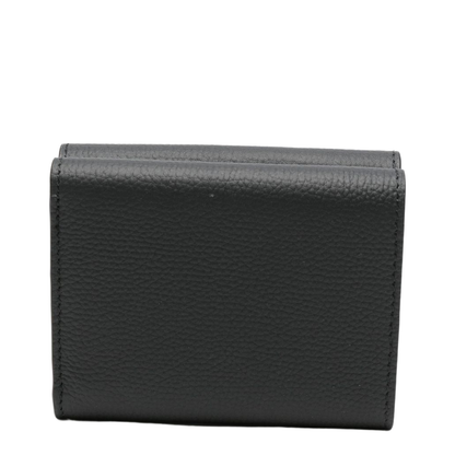 Anagram Trifold Leather Wallet In Multi