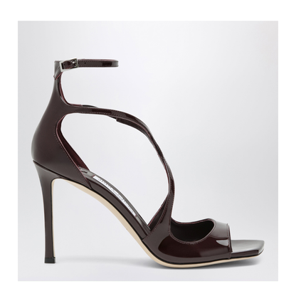 MAYFEYR - Jimmy Choo - Azia Sandals In Deep Red Patent Leather - AZIA95PAT061998