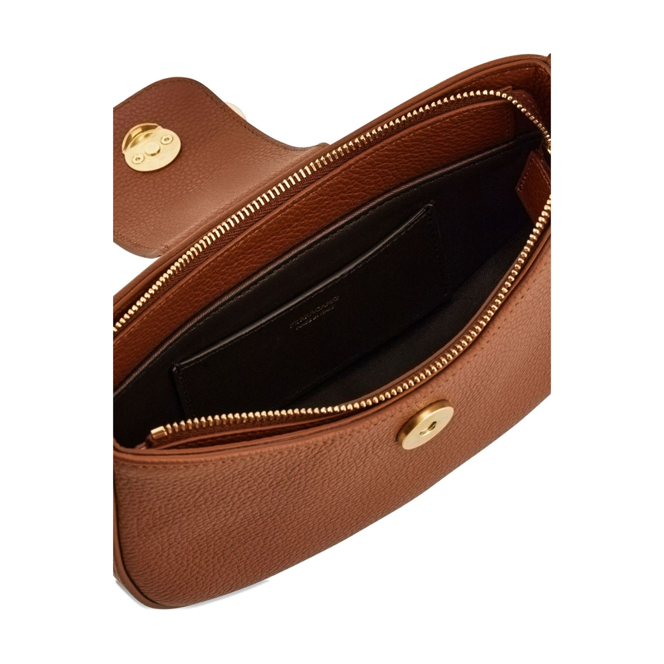 Minibag Double Gancino Small Leather Goods in White