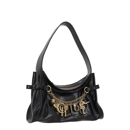Charms Hobo Bag in Shiny Leather
