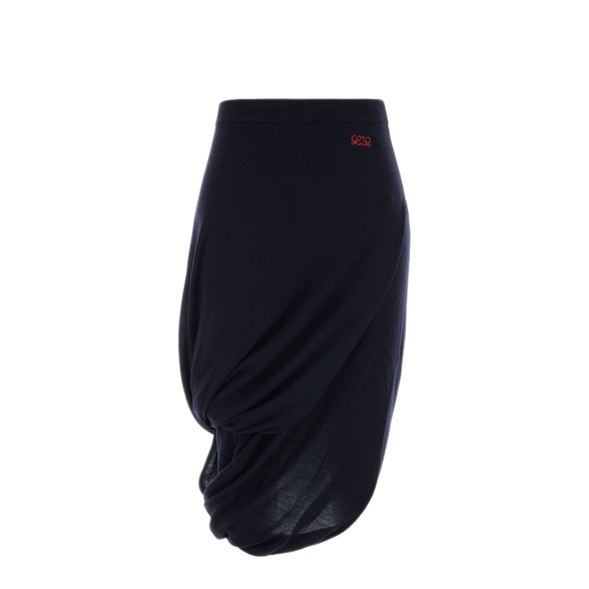 MAYFEYR - Loewe - Dark Blue Wool Blend Skirt - S540Y1LK16DARKNAVY