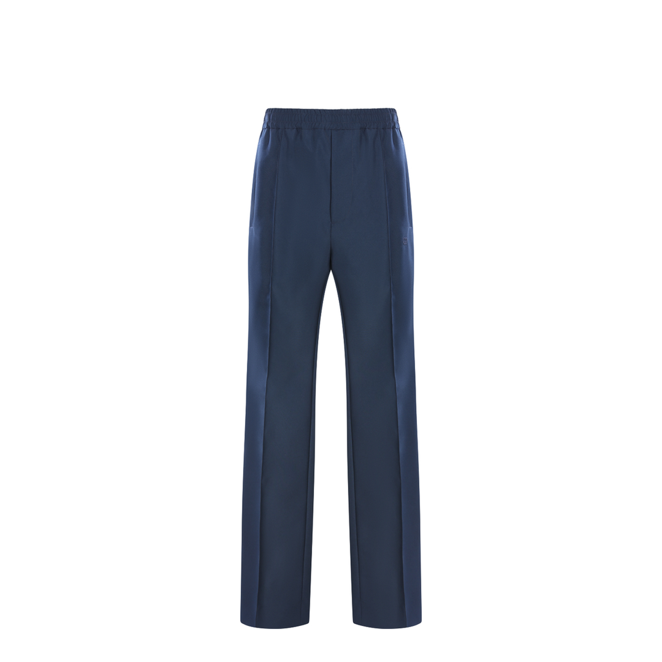 Technical Panama Sportswear Trousers in Dark Blue