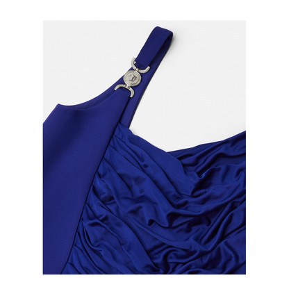 Long Dress with Draping