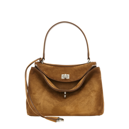 MAYFEYR - Balenciaga - Small Rodeo Handbag In Suede - 7897792AB4G2533