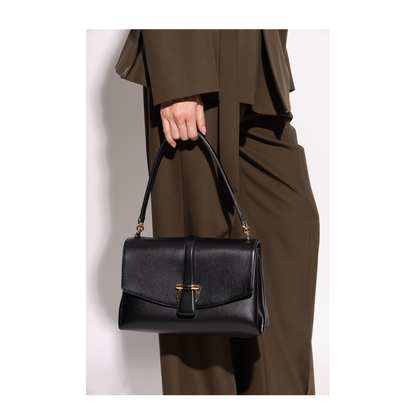 Leather shoulder bag