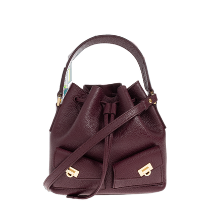MAYFEYR - Ferragamo - Drawstring Handbag - 220915DRAWSTRING789913PLUM