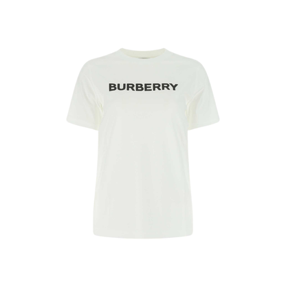 MAYFEYR - Burberry - White Cotton T Shirt - 8056724A1464