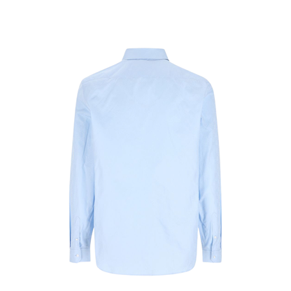 Light Blue Poplin Shirt