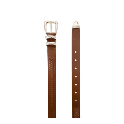 MAYFEYR - Brunello Cucinelli - Calfskin Belt With Woven Decoration - MAUOA253C6719