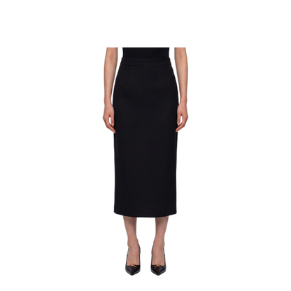 MAYFEYR - Dolce & Gabbana - Virgin Wool Midi Skirt - F4DEJTFUBCEN0000