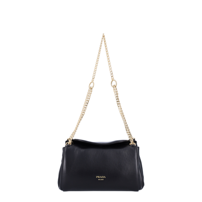 Tumulte Small Nappa Leather Shoulder Bag - Black